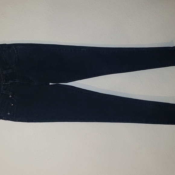 Women’s Juniors Levis 535 Legging Jeans Dark Acid Wash - Picture 1 of 7